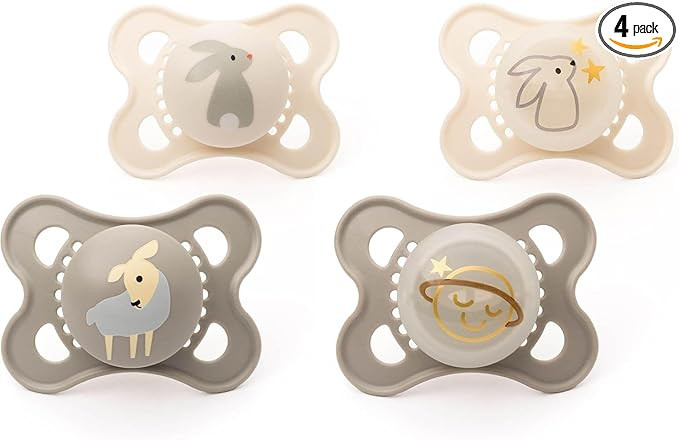MAM Original Day & Night Soothers | 0-6 Months | 4 Pack | Includes 2X Glow in The Dark Dummies | ... | Amazon (UK)