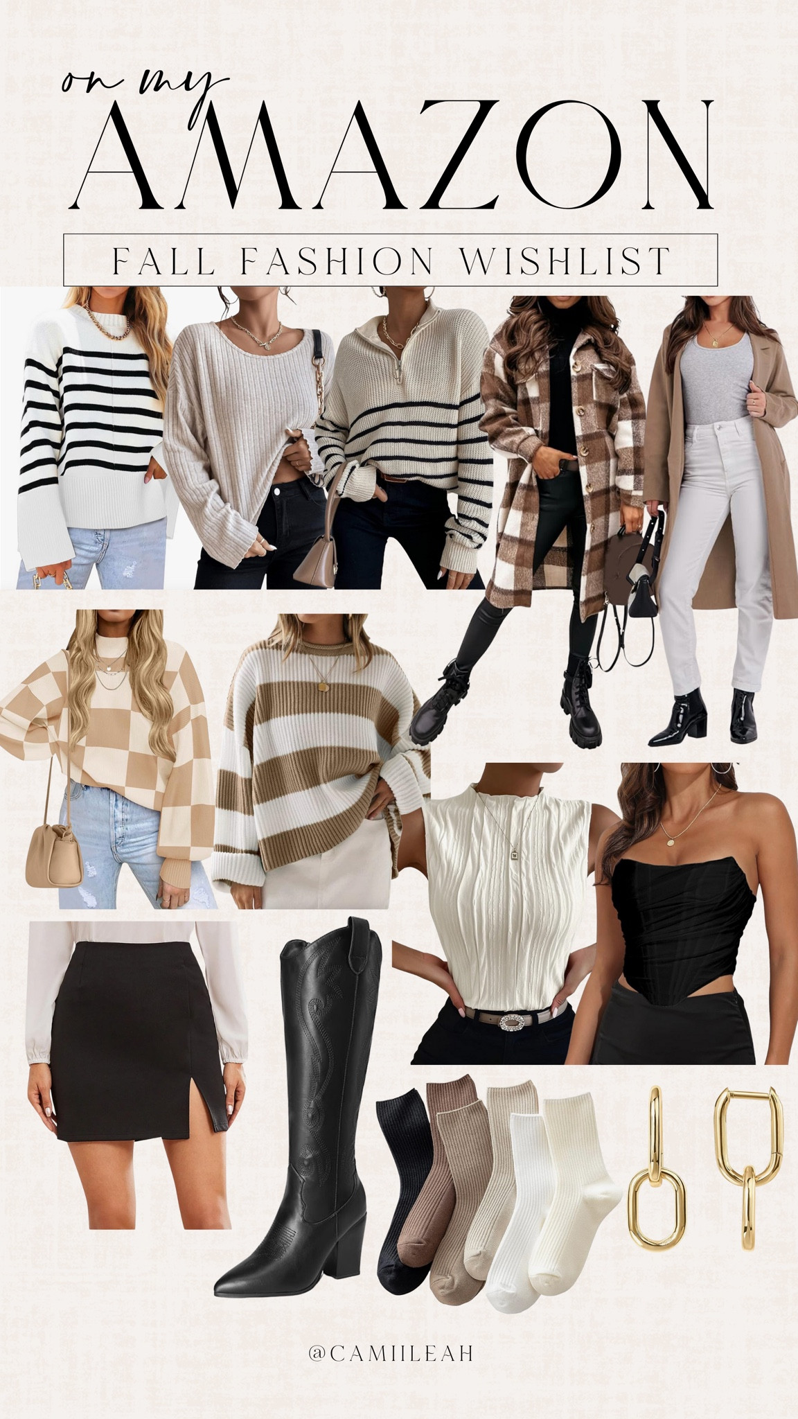 Amazon fall fashion finds just ordered some of these goodies!

Aesthetic fall fashion, neutral fashion, fall outfits, black corset, stripe sweater, long coat, Amazon fashion, Amazon finds, black cowgirl boots, black mini skirt, gifts for herr

#LTKworkwear #LTKGiftGuide #LTKSeasonal