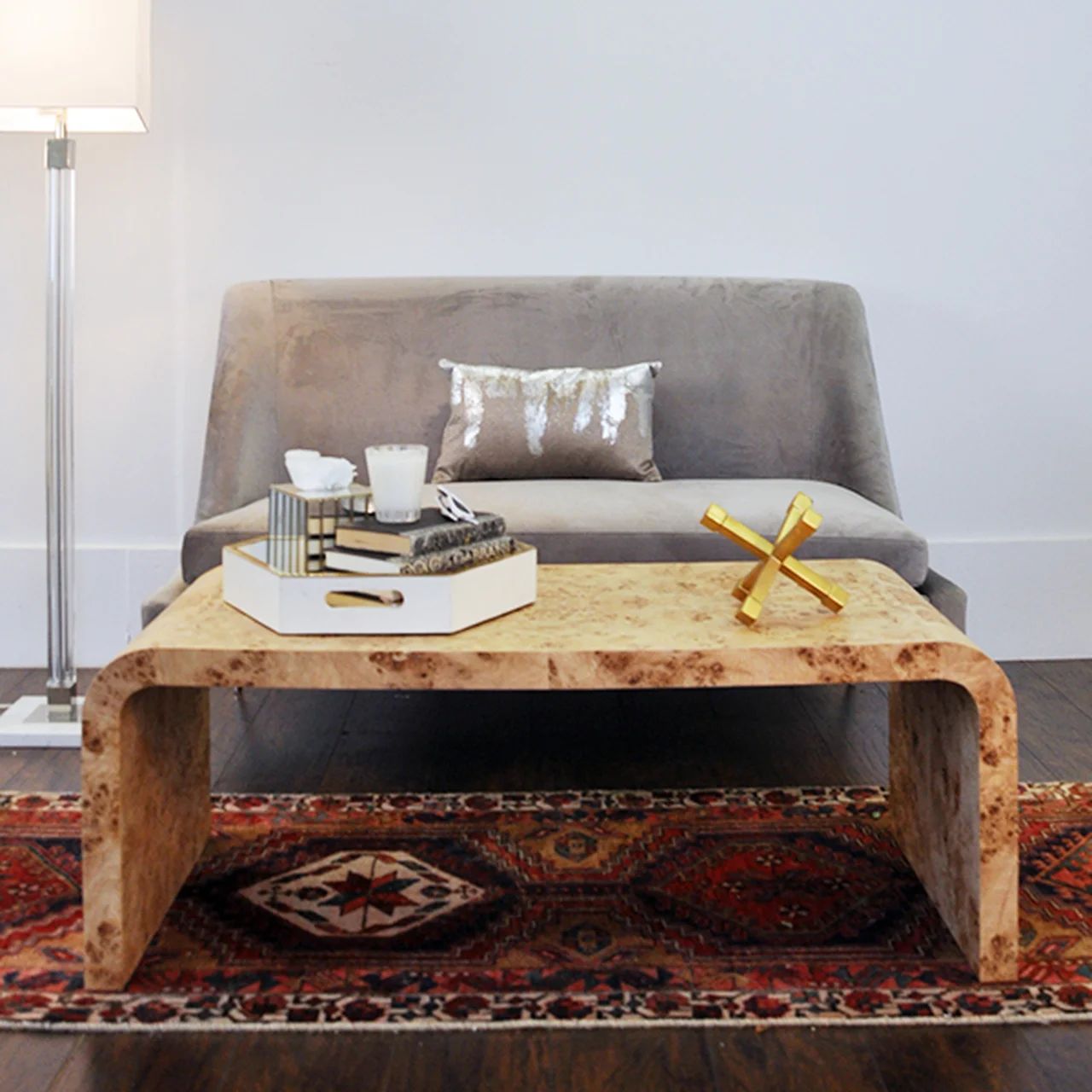 Worlds Away Newbury Solid Wood Sled Coffee Table & Reviews | Wayfair | Wayfair North America