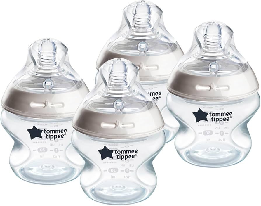 Tommee Tippee Natural Start Anti-Colic 5 oz BPA Free Baby Bottles, 0+ Months, Slow Flow Breast-Li... | Amazon (US)