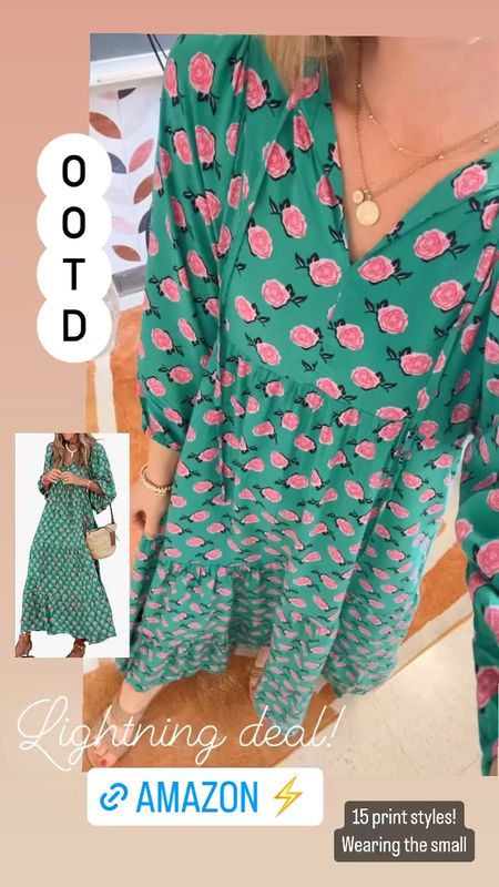 Boho dress perfect for the classroom and vacation available in 15 prints! Wearing my true size small & I’m 5’2” 

Teacher dress 
Teacher outfit
Spring dress 

#LTKworkwear #LTKsalealert #LTKSeasonal