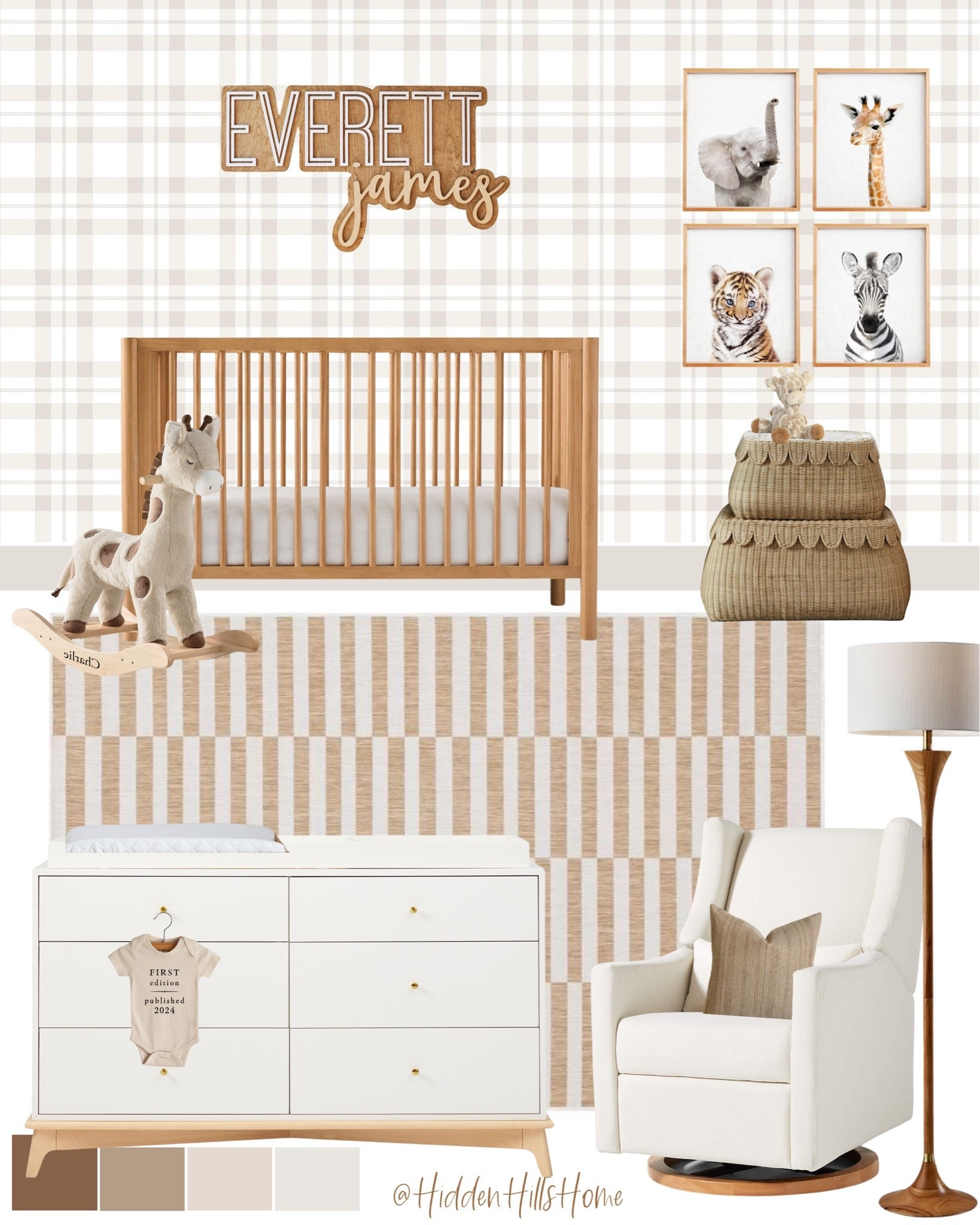 Nursery Decor, nursery mood board, baby room decor ideas, crib, nursery glider, design Inspo #nursery

#LTKHome #LTKSaleAlert #LTKBaby