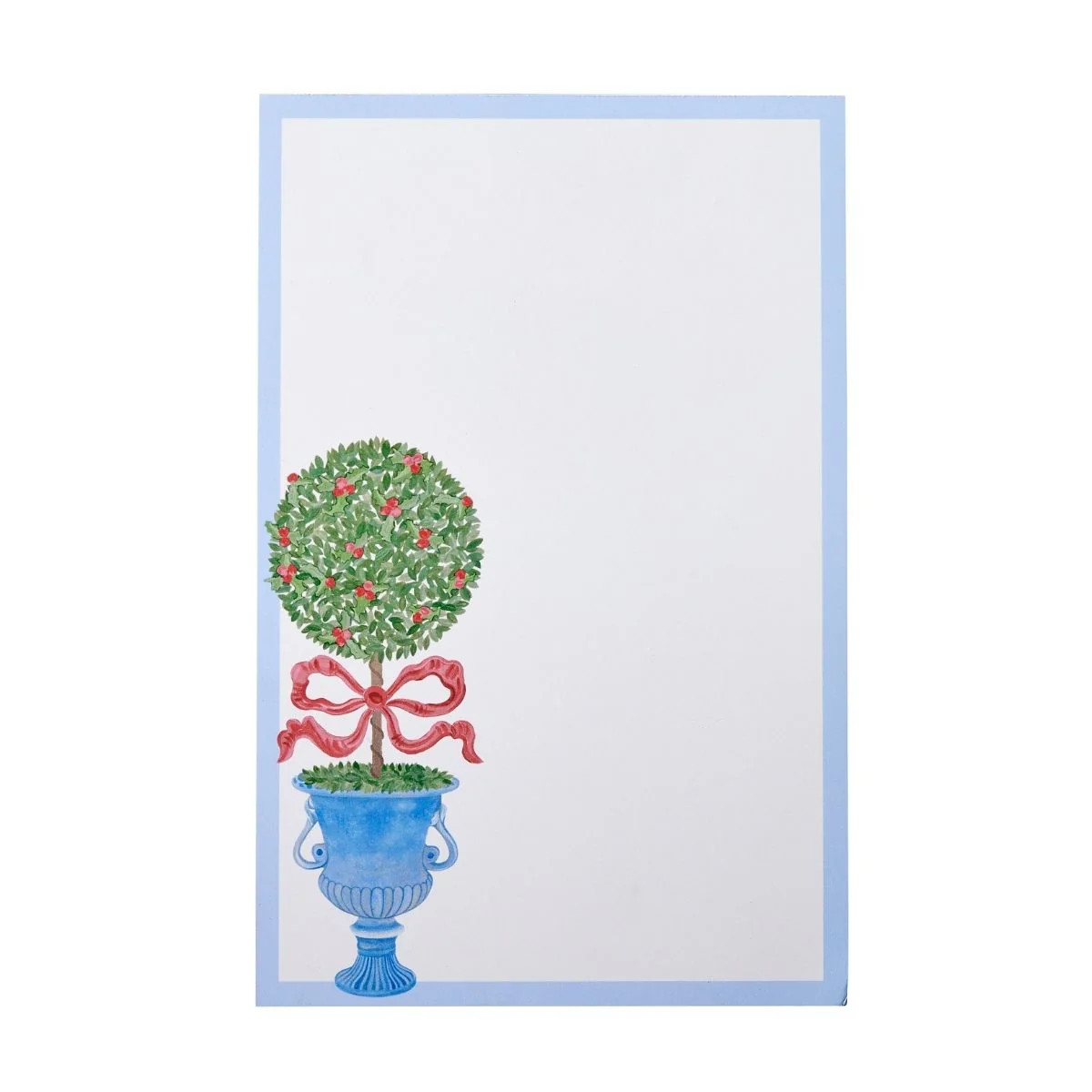 Boxwood Topiary Luxe Large Notepad | Caitlin Wilson Design