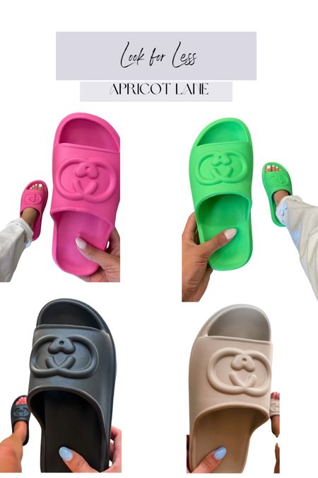 Gucci slide look for less, slides, chic, designer look alike 

#LTKstyletip #LTKSeasonal #LTKshoecrush
