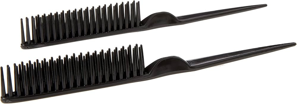 3 Row Styling Comb For Detangling, Defining And Separating Curls (Black) | Amazon (US)