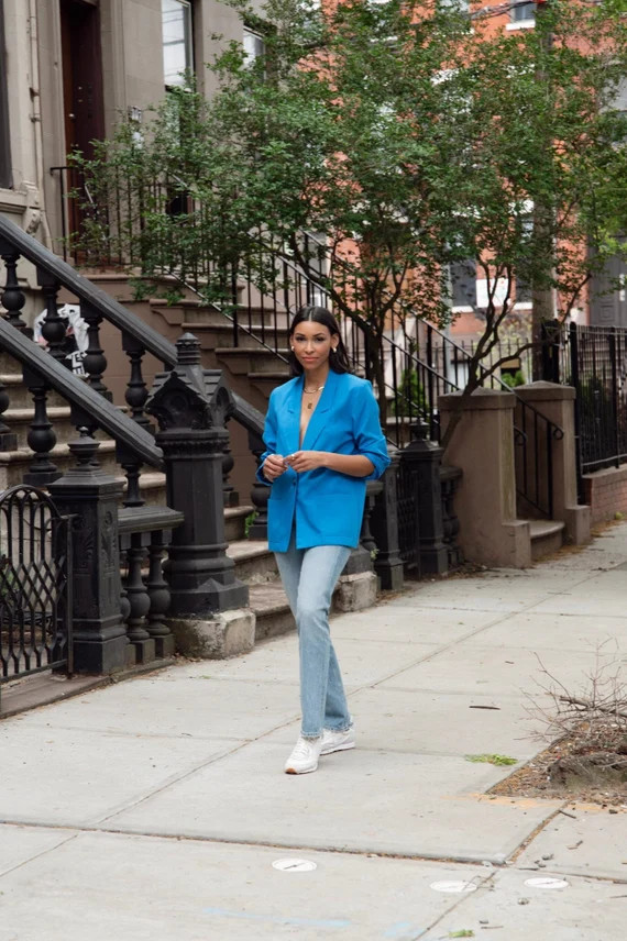 Vintage 1980s Blue Blazer | Etsy | Etsy (US)