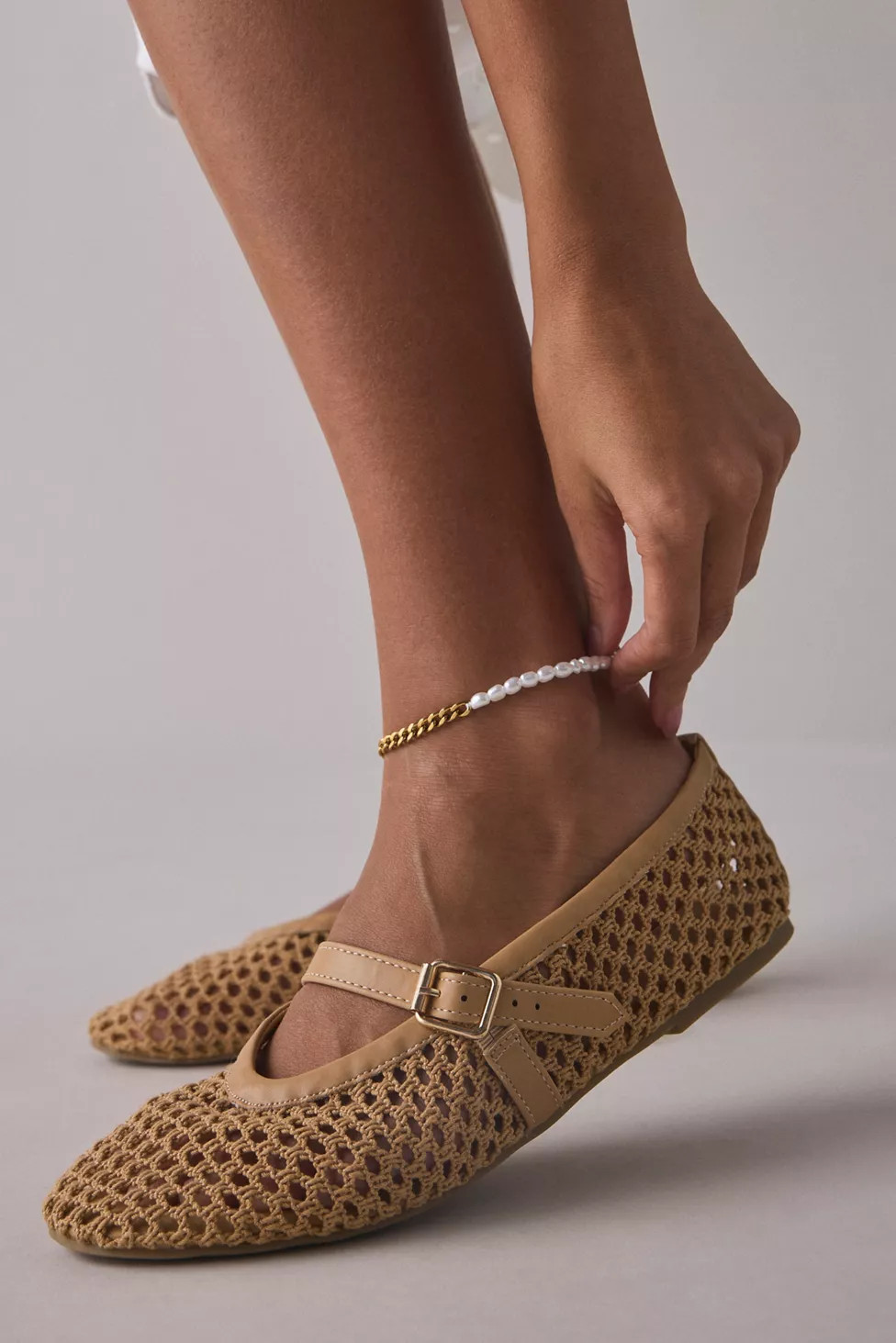 Pearl & Chain Waterproof Anklet | Urban Outfitters (US and RoW)