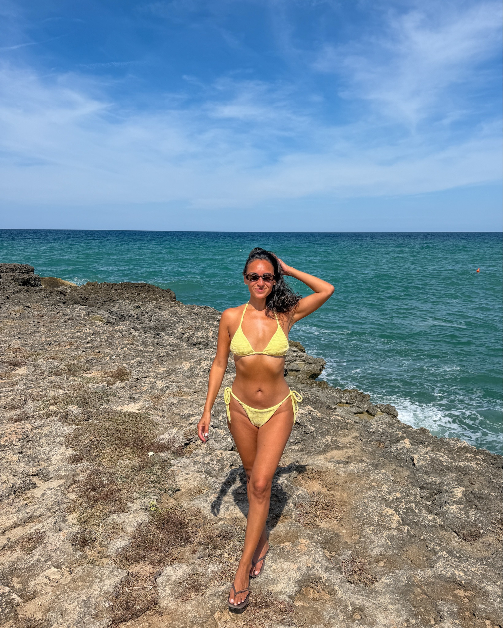 Monday swimwear on major sale! What I wore to an Italian beach club and exploring grottos.

#LTKootd #LTKSwim #LTKTravel