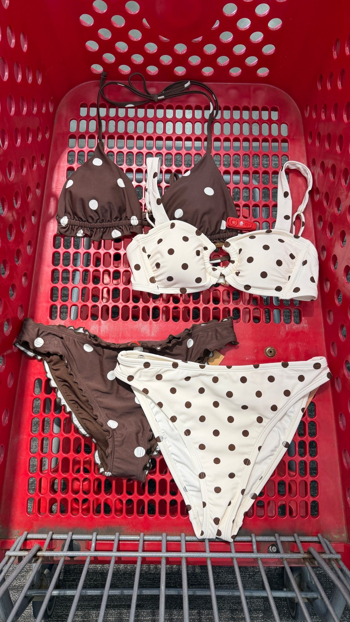 Polka dot swim wear at Target 

#LTKTravel #LTKSeasonal #LTKSwim