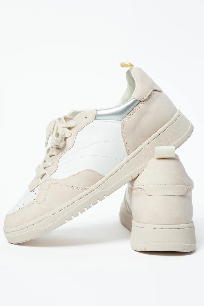 Paige Beige Sneakers FINAL SALE | Pink Lily