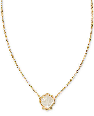 Kendra Scott 14k Gold-Plated Stone Shell 19 | Macy's