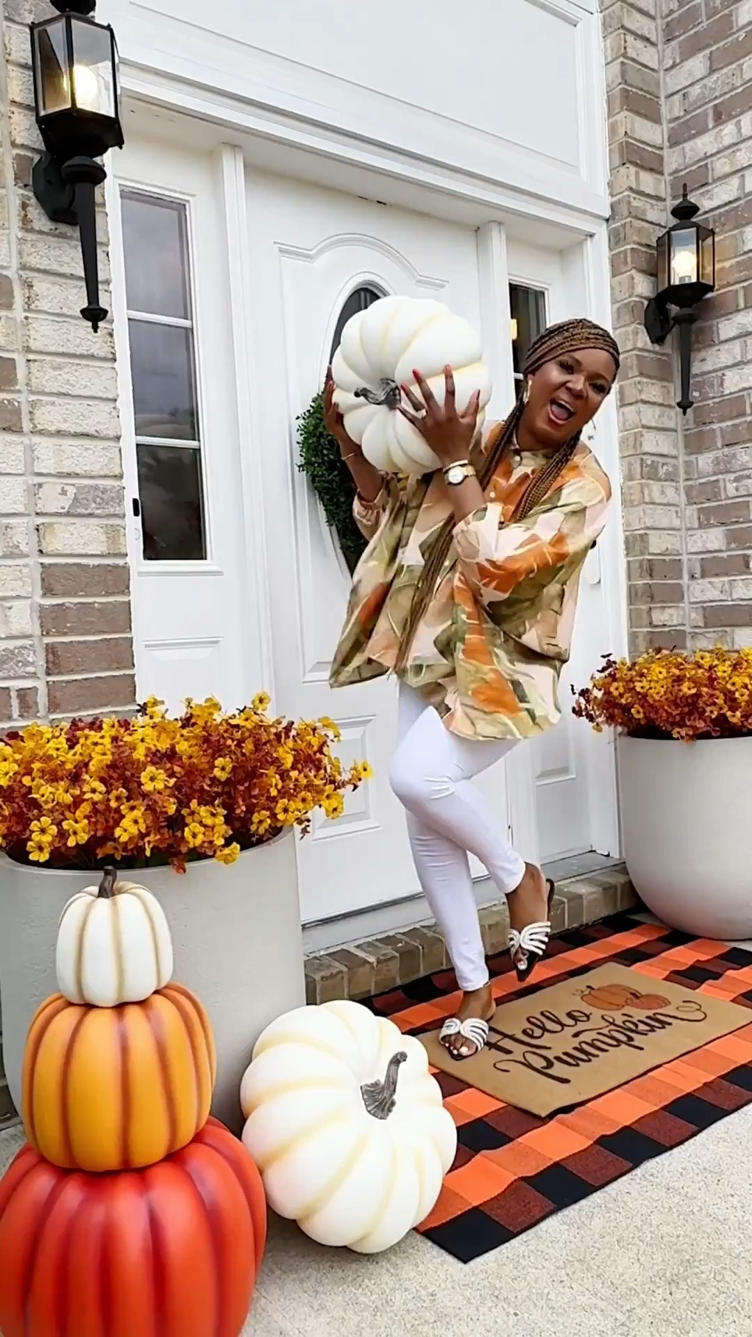Our outdoor entrance needed some refresh for the season 🍂🍁 Tap below to shop! Follow me @omabelle for more Fashion, Home & everything inbetween. Glad to have you here!!! 💕😊🙏

Home | Home decor |Entryway decor | Entryway table | console table | Buffet table | Accent table
Pottery barn | Amazon home
Restoration hardware look for less |Luxe for less | Entryway ideas | Foyer table | Foyer decor | Sofa table | Black sofa table | Black console | Black accent table
| Black wooden table |Living room decor | Rugs | Area rug | Neutral rug | Living room family room rug | Sofa sectional | Washable cleanable sofa | Family friendly sofa furniture | Stain resistant fabric sofa | Cloud sofa | Family kid toddler | pet friendly sofa | Coffee table | Livingroom | Home decor | bedding | bedroom | fall decor |  fall porch | dresser | rug | kitchen | dispenser | cutlery set | knives 


#LTKHalloween

#LTKHome #LTKdayinmylife #LTKmomlife