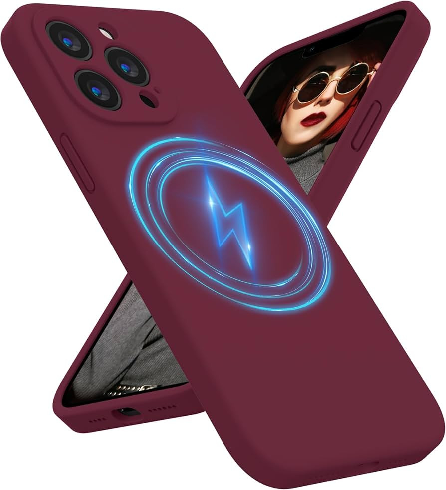 Magnetic Case Designed for iPhone 13 Pro Case, [Compatible with MagSafe] Silicone [Camera Protect... | Amazon (US)