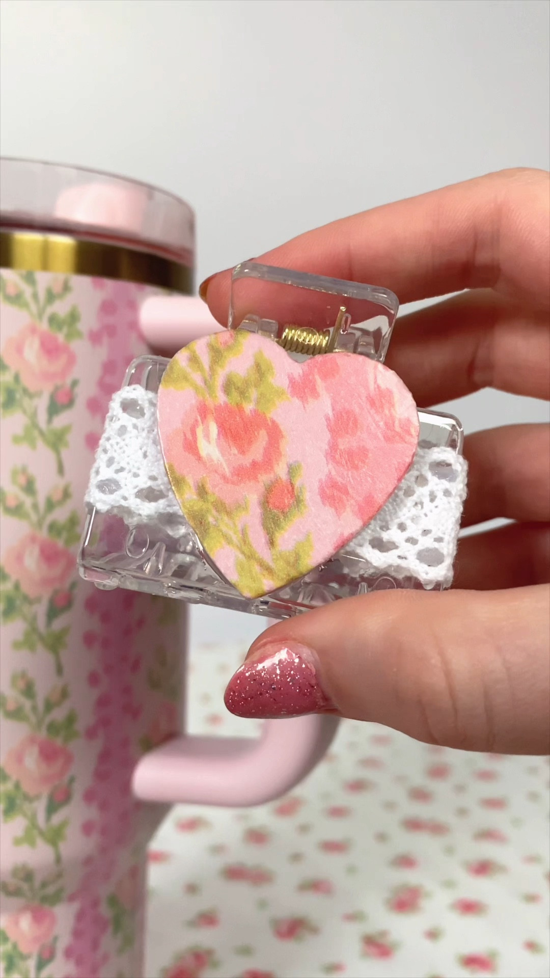 making more crafts to match my LoveShackFancy Stanley! 🎀 @loveshackfancy @stanley_brand 

Still debating what I should do for the inside of the Altoids Wallet - I think I might want to order something for it but I promise its coming soon! 🫶🏻💕

I’ve been working on so many projects with this tissue paper - can’t wait for you guys to see them! 🎀

*
*
*
*
*
*
*
*
*
*

#loveshackfancy #stanleycups #stanleytumbler #tissuepaper #crafts #clawclip #clawcliphairstyles #diyhair #loveshackfancystanley 

#LTKStyleTip