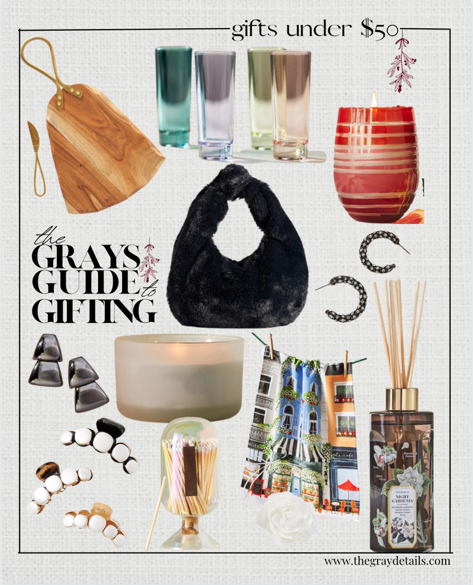 Gifts under $50 from Anthropologie

Candle, purse, bag, towel, hair clip, gifts for her, cutting board, kitchen 

#LTKGiftGuide #LTKHoliday #LTKfindsunder50