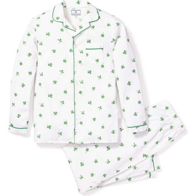 Kids Pajama Set, Shamrocks | Maisonette