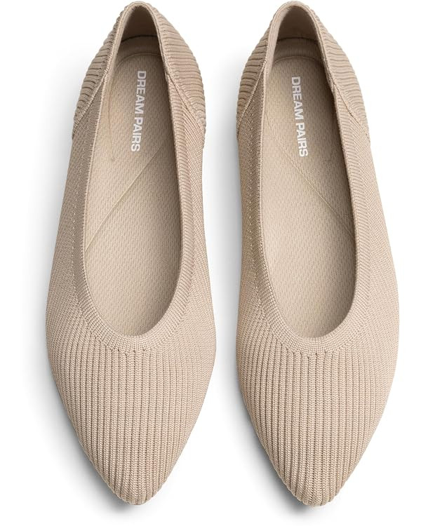 DREAM PAIRS Women's Knit Ballet Dressy Flats Comfortable Washable Flexible Breathable Casual Clas... | Amazon (US)