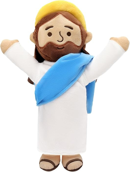 13" Jesus Plush Brown Jesus Stuffed Doll Christian Plushie Doll for Easter Christmas Church Relig... | Amazon (US)