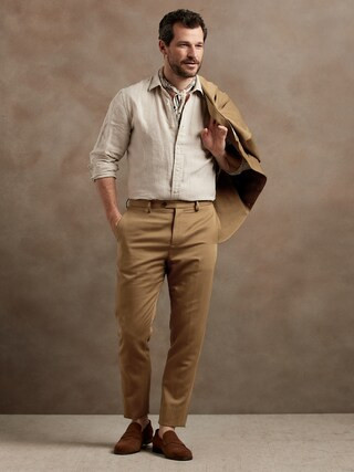 Italian Cotton-Linen Suit Pant | Banana Republic (CA)
