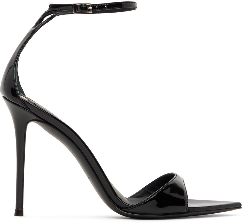 Giuseppe Zanotti Black Intriigo Strap Heeled Sandals | SSENSE