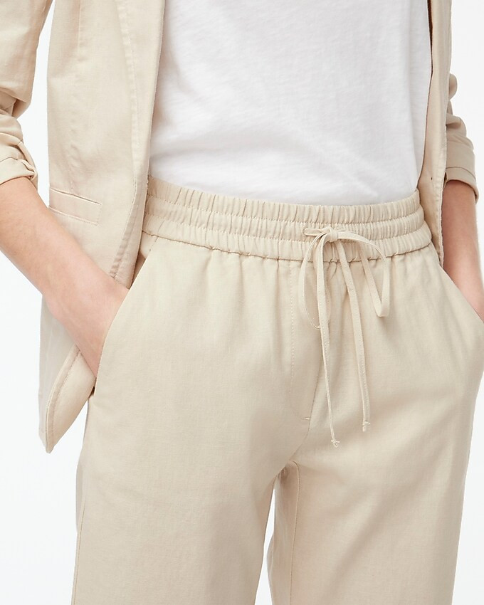 Linen-cotton drawstring pant | J.Crew Factory