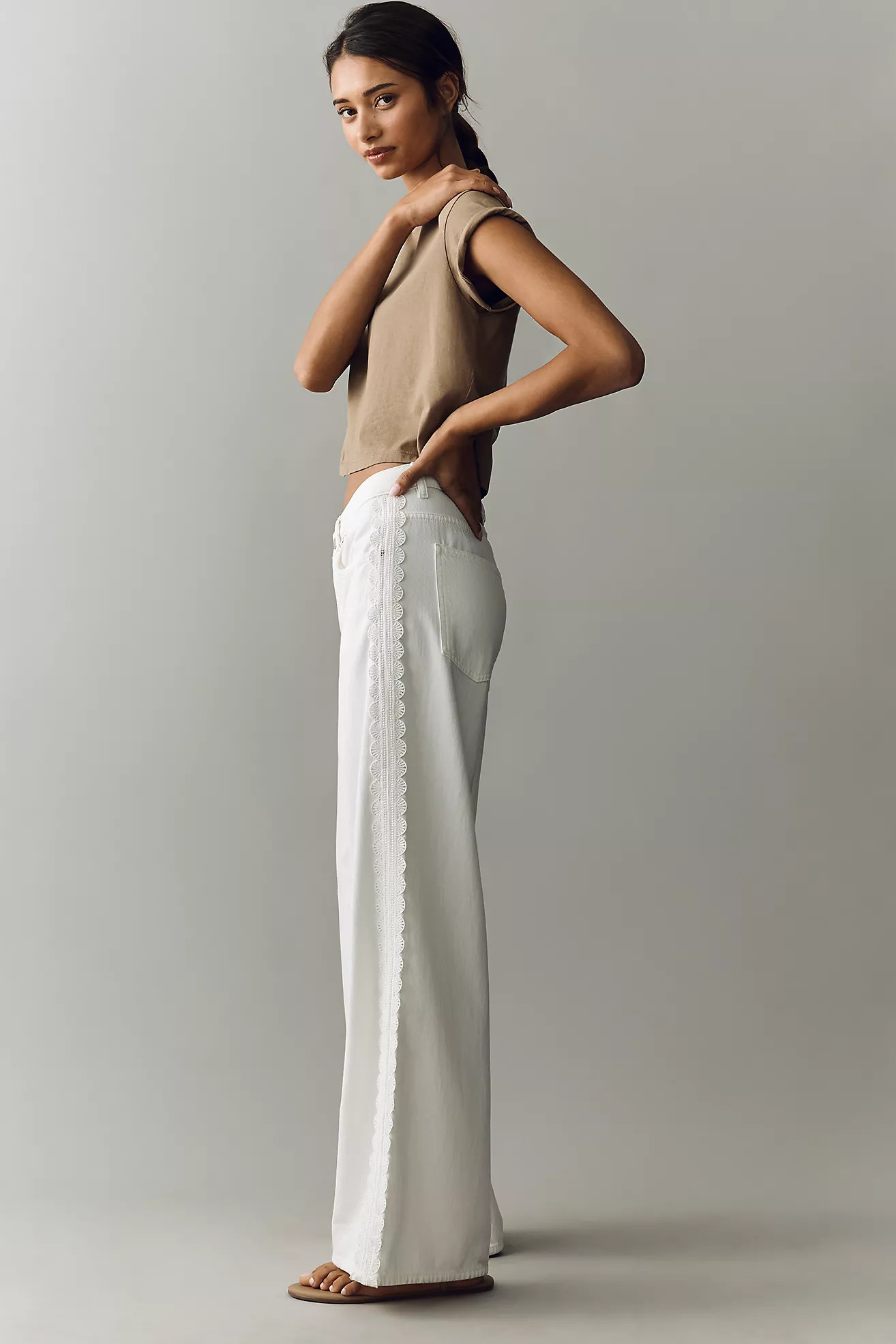DL1961 Alex Mid-Rise Baggy Wide-Leg Jeans | Anthropologie (US)
