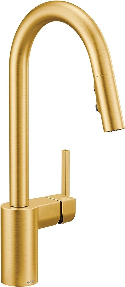 Moen Align Brushed Gold One-Handle Modern Kitchen Pulldown Faucet with Reflex Docking System and ... | Amazon (US)