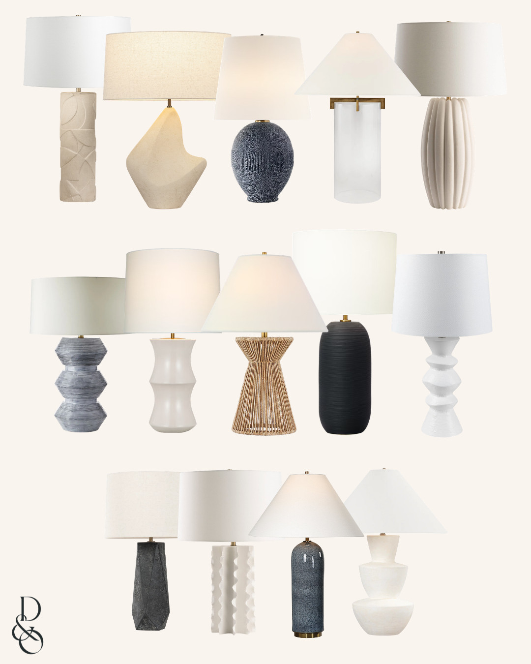 A round up of some of my favorite, luxury interior designer approved bedside table lamps.  

 #LTKHome