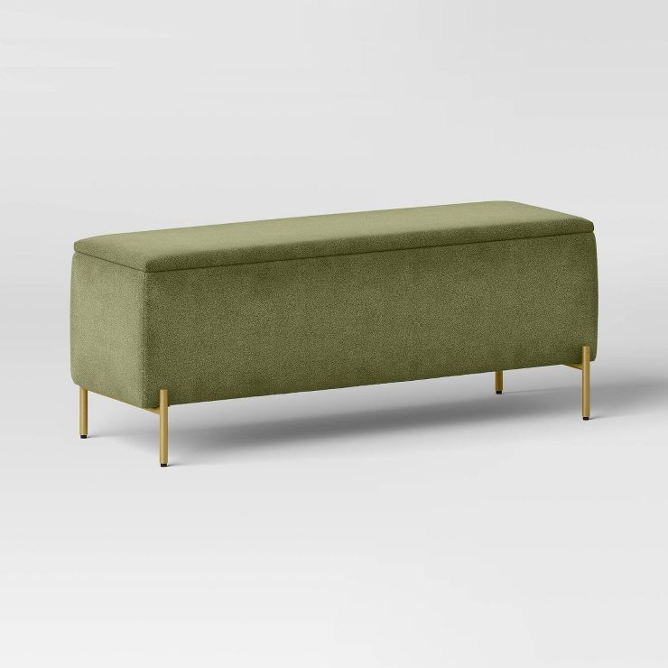 Ivy Upholstered Storage Bench - Threshold™ | Target