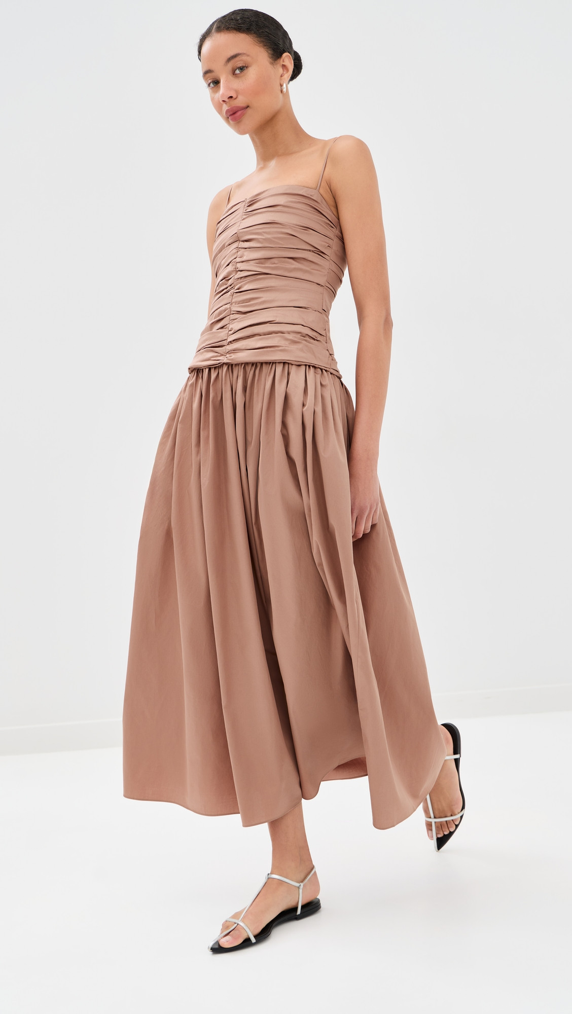TOVE Amina Dress Mink 38 | Shopbop