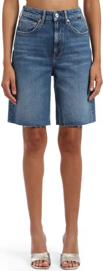 Selina Cutoff Bermuda Denim Shorts | Nordstrom