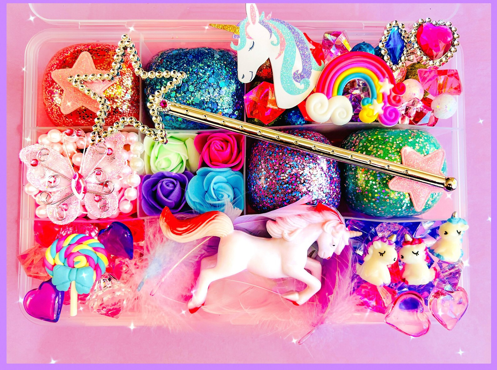 Unicorn Wonderland Play Dough Kit Unicorn Play Dough Kit - Etsy | Etsy (US)