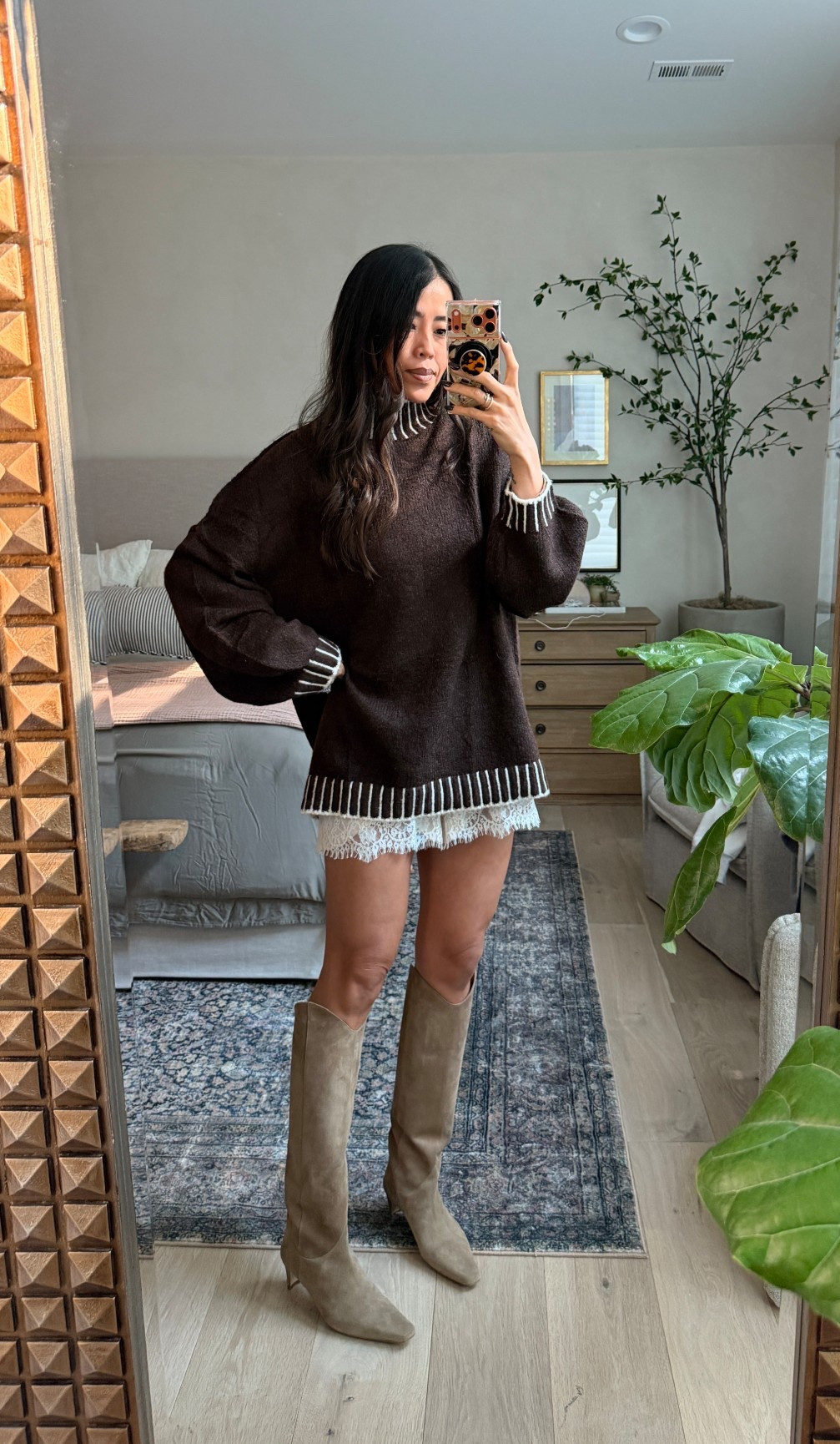 sweater - medium (runs large)
Satin lace shorts - medium

Amazon fashion; Fall outfit; prime day deal


#LTKStyleTip #LTKFindsUnder50 #LTKSaleAlert