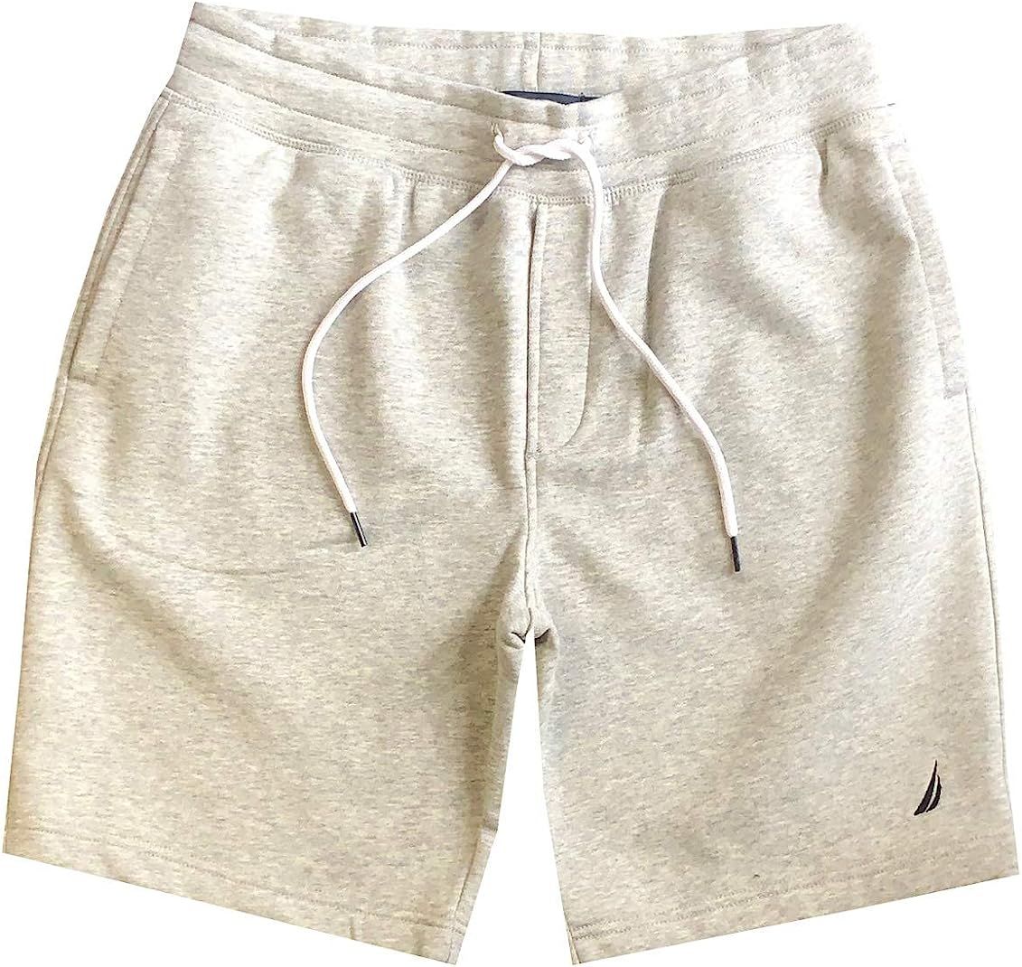 Nautica Mens Soft Cotton Fleece Jogger Gym Active Sweat Shorts | Amazon (US)