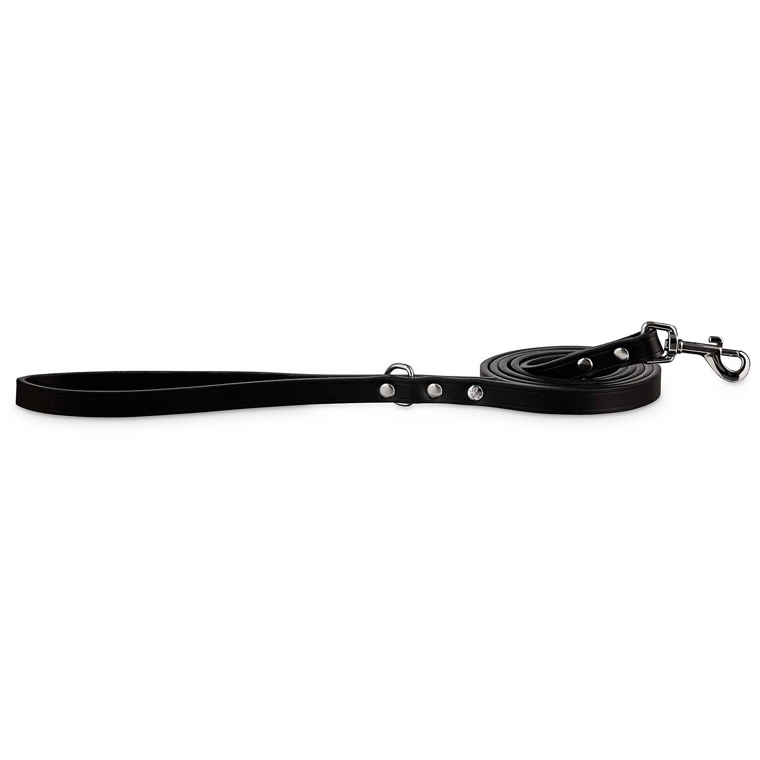 Bond & Co. Genuine Leather Lead for Dogs in Black | PETCO Animal Supplies