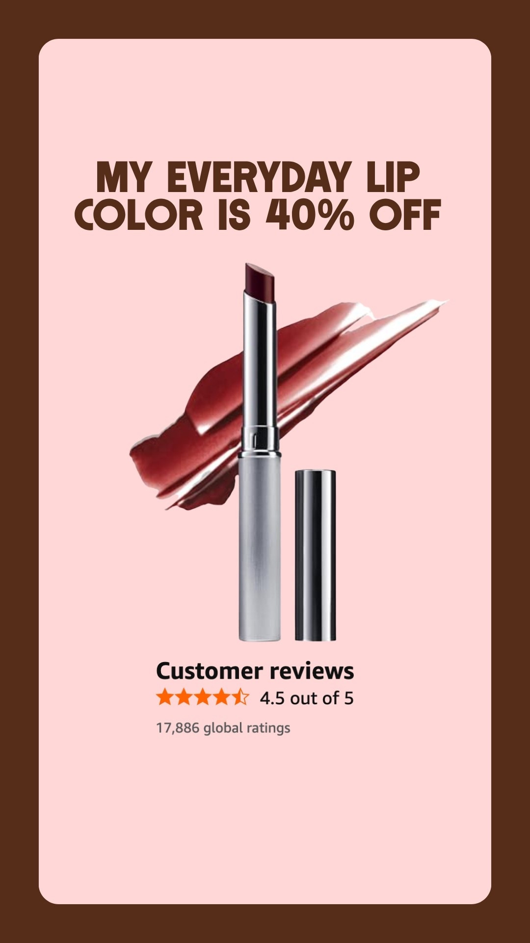 My favorite lipstick is 40% off!

#LTKBeauty #LTKselfcare #LTKgrwm