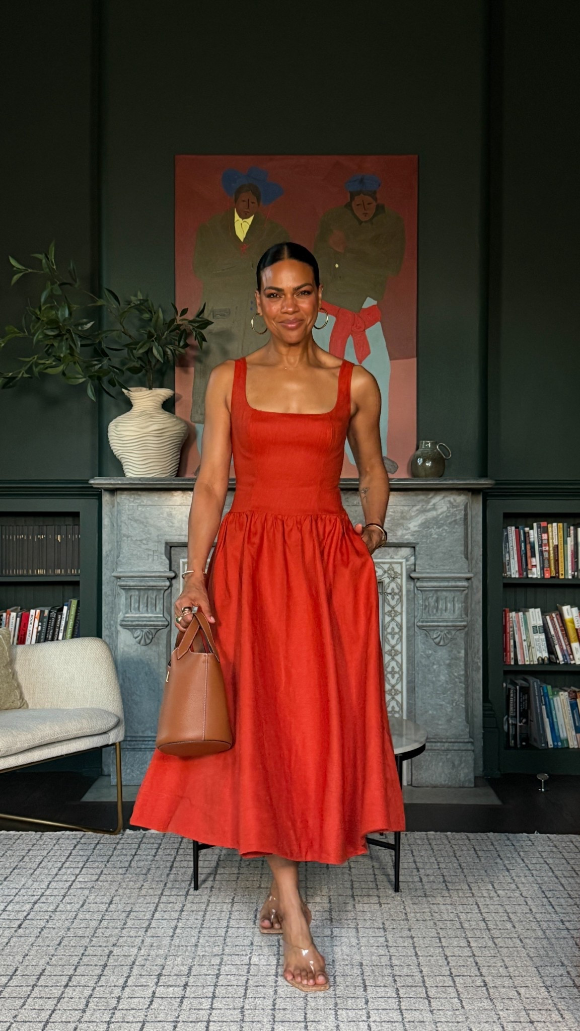 Easy dress for spring and summer with pockets!! Am I the only one who gets so excited when a dress has pockets? Runs tts 

#LTKOver40 #LTKootd