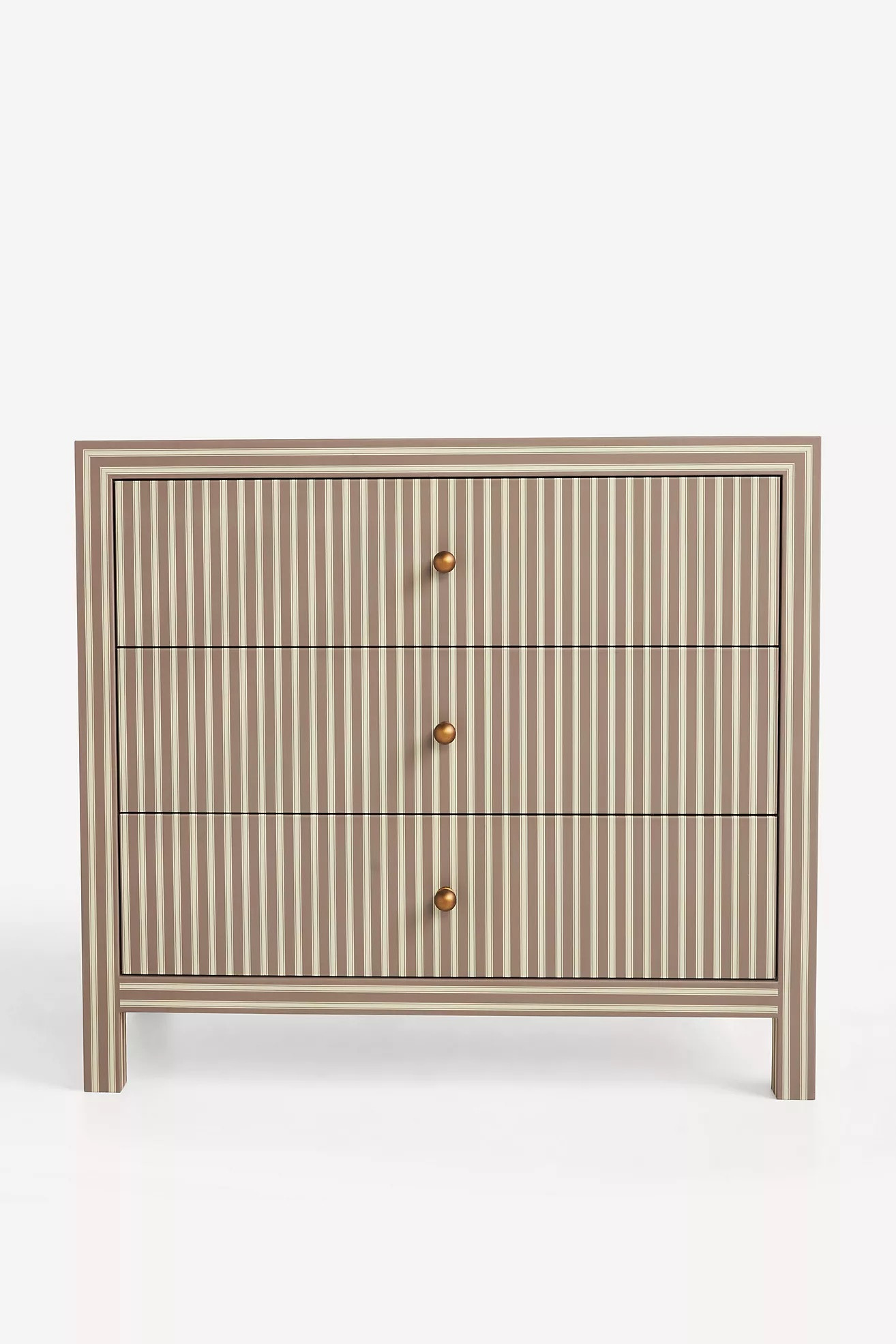 Sometimes everything starts to look the same when you're furniture shopping, but not so with this gorgeous neutral, striped dresser.  

This 3-drawer dresser is seriously fun and I can see it fitting into so many different spaces.  It would make a great nightstand alternative!  

 #LTKHome #LTKSaleAlert