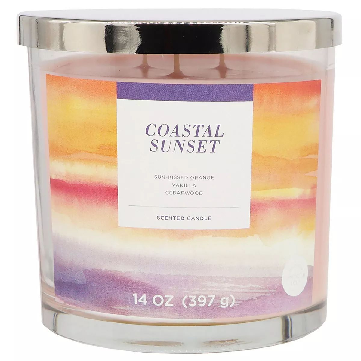 Sonoma Goods For Life® Coastal Sunset 14-oz. Single Pour Scented Candle Jar | Kohl's