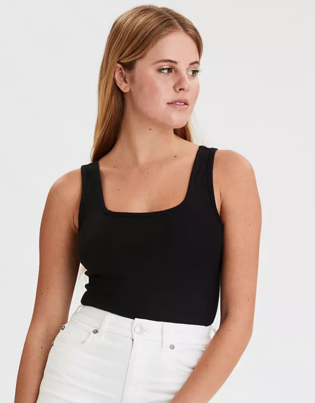 AE Square Neck Bodysuit | American Eagle Outfitters (US & CA)