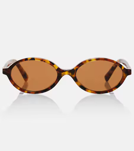 Miu Regard oval sunglasses | Mytheresa (UK)