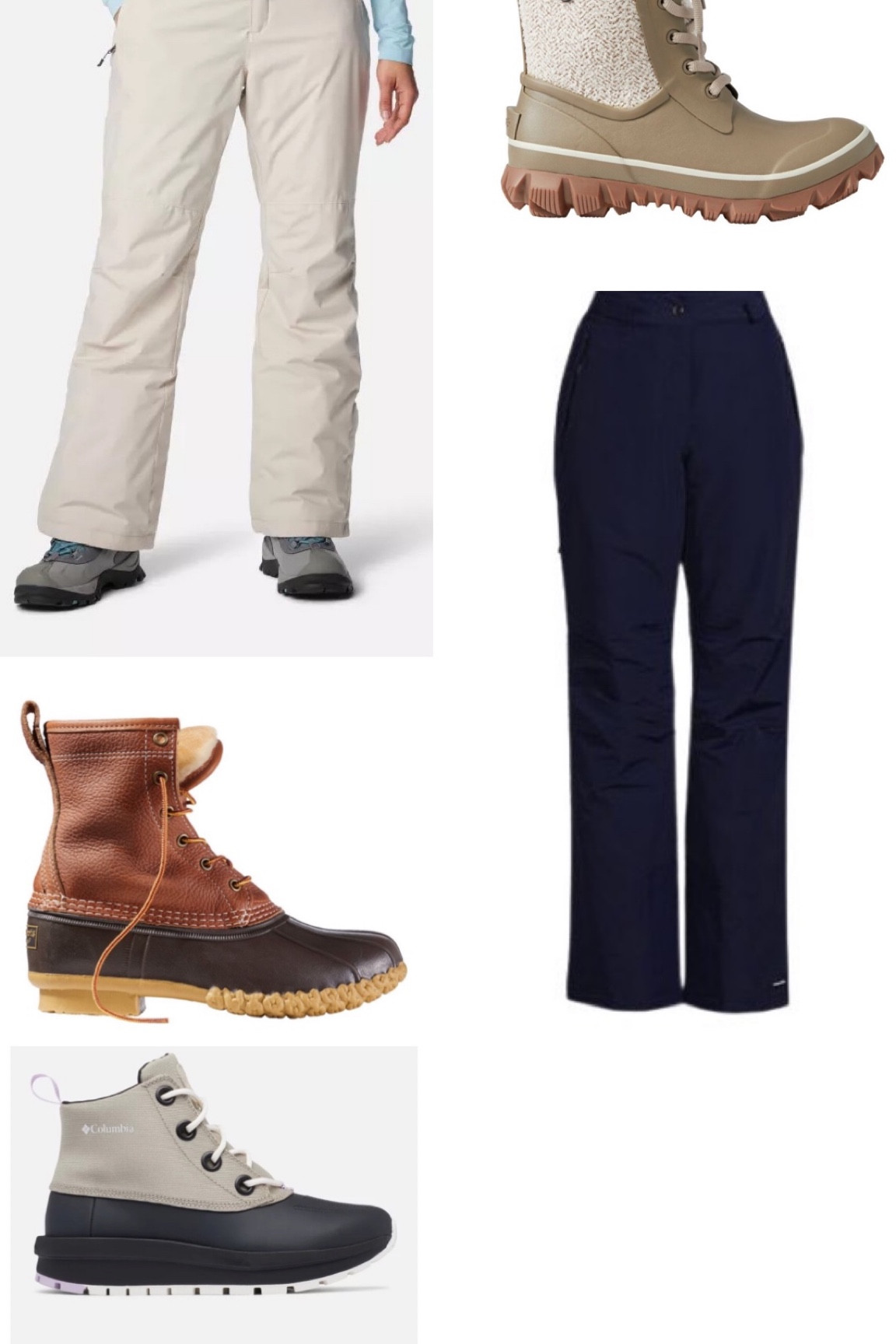 snow pants & boots 

#LTKSeasonal #LTKshoecrush