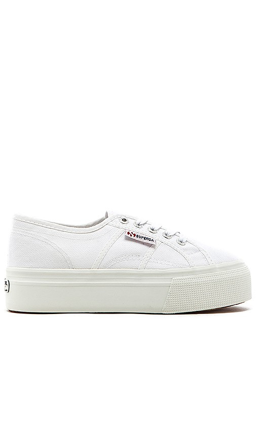 Superga 2790 Platform Sneaker in White. Size 9.5. Also in 9. | Revolve Clothing (Global)