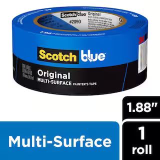 3M ScotchBlue 1.88 In. x 60 Yds. Original Multi-Surface Painter's Tape 2090-48CP - The Home Depot | The Home Depot