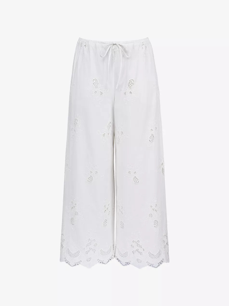 Mirea Wide-Leg Cotton Trousers | Selfridges