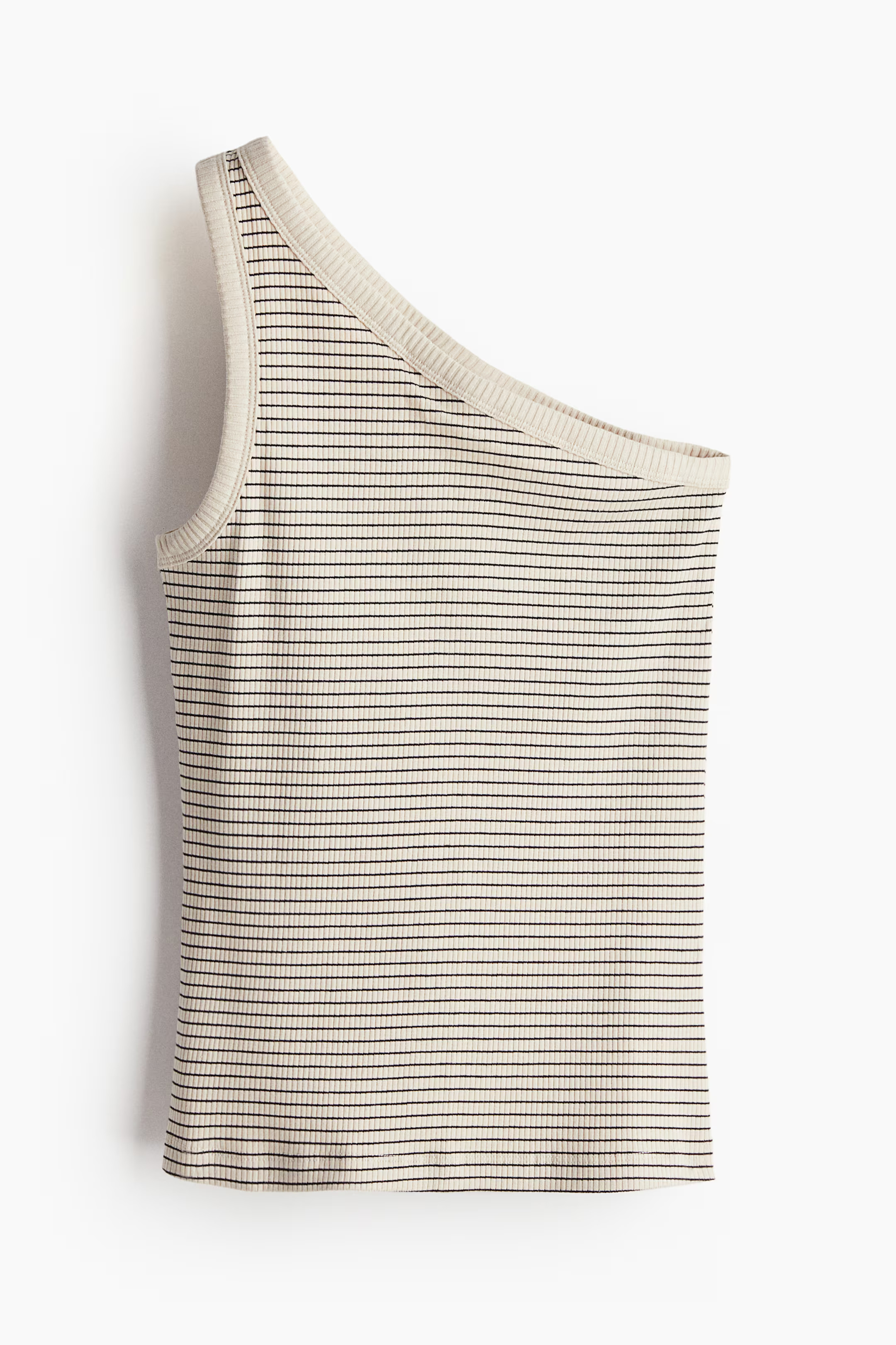 Ribbed one-shoulder top | H&M (UK, MY, IN, SG, PH, TW, HK)