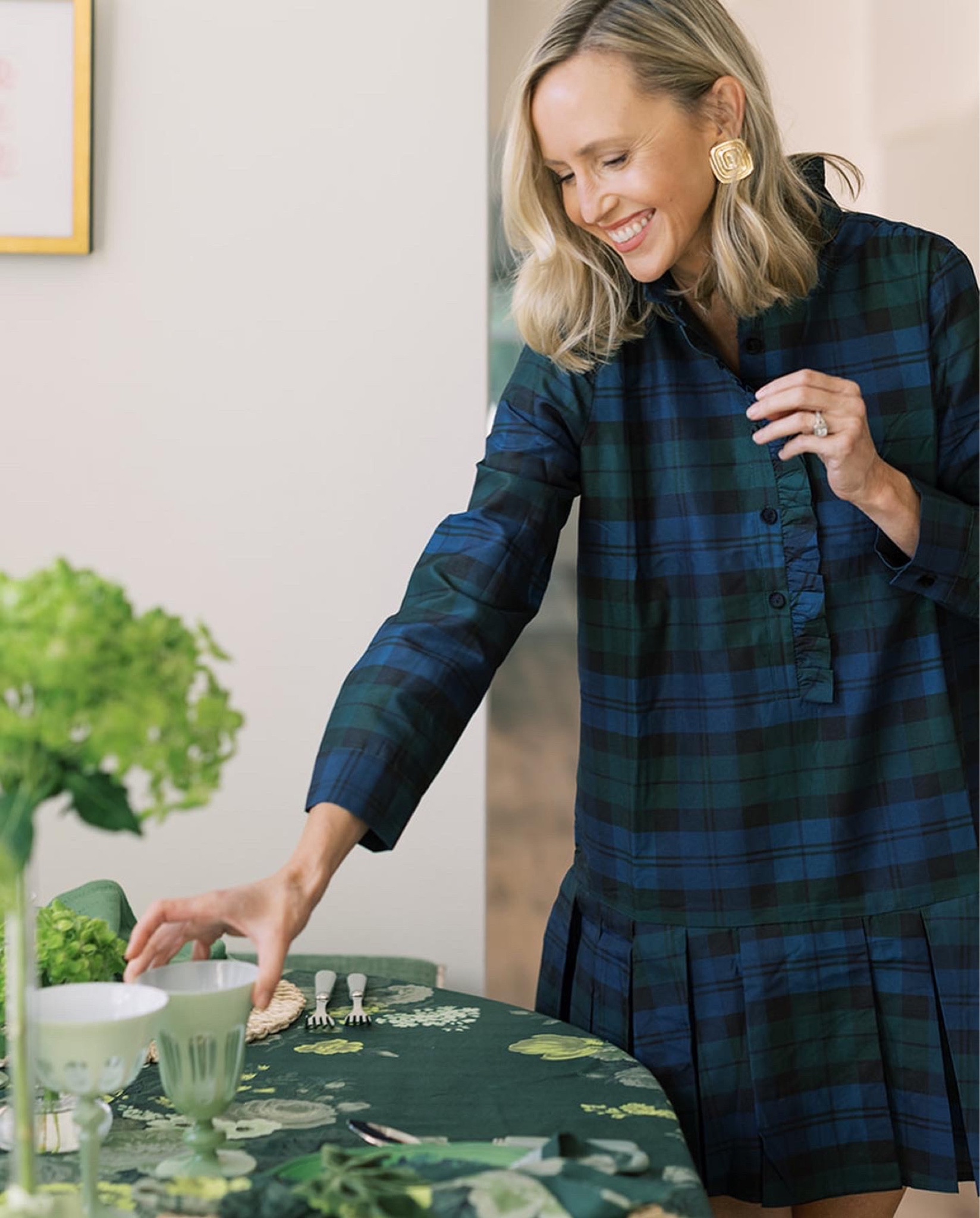 Black watch plaid dress from tuckernuck 

#LTKSeasonal #LTKHoliday