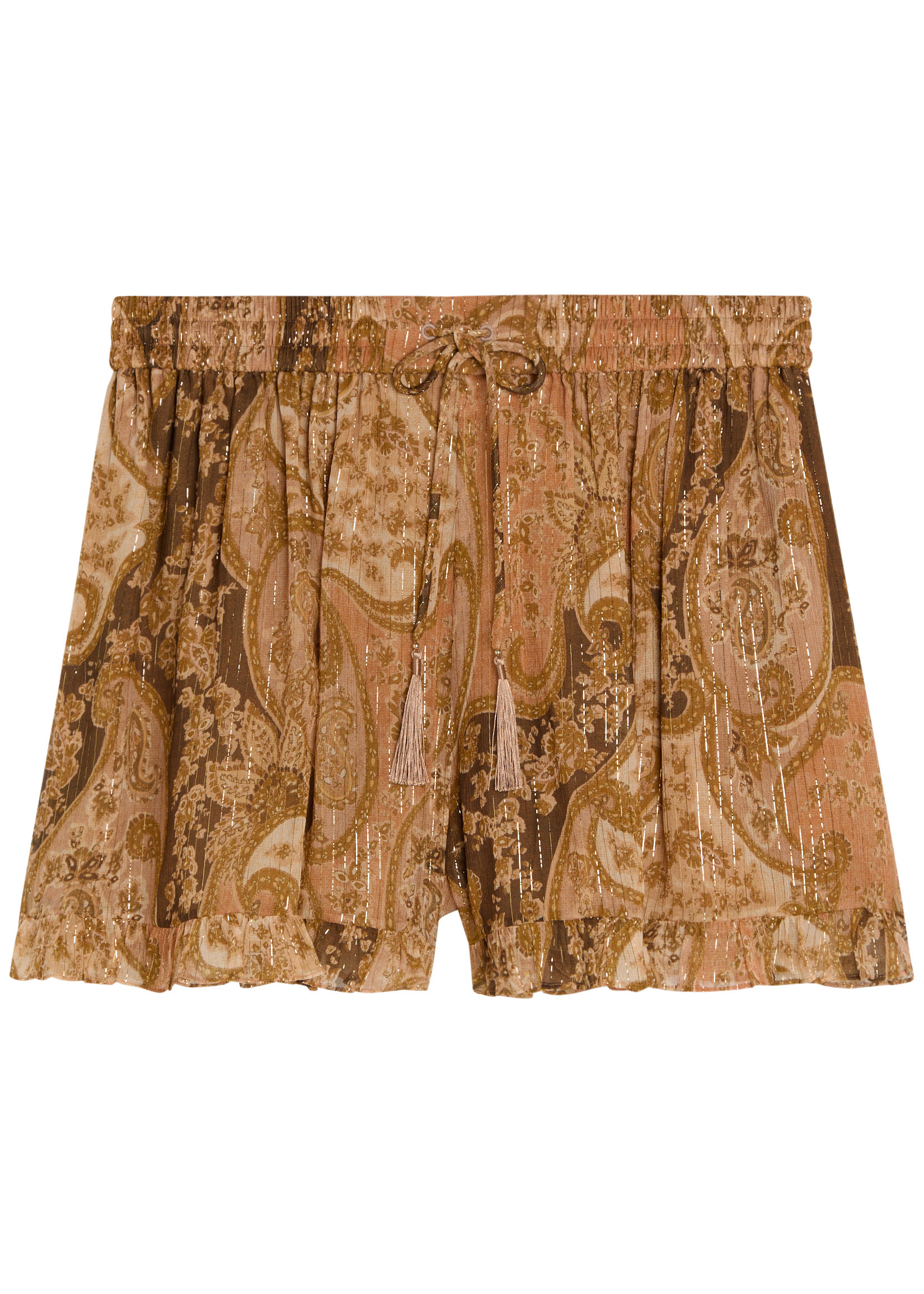 Carousel metallic silk shorts | Harvey Nichols