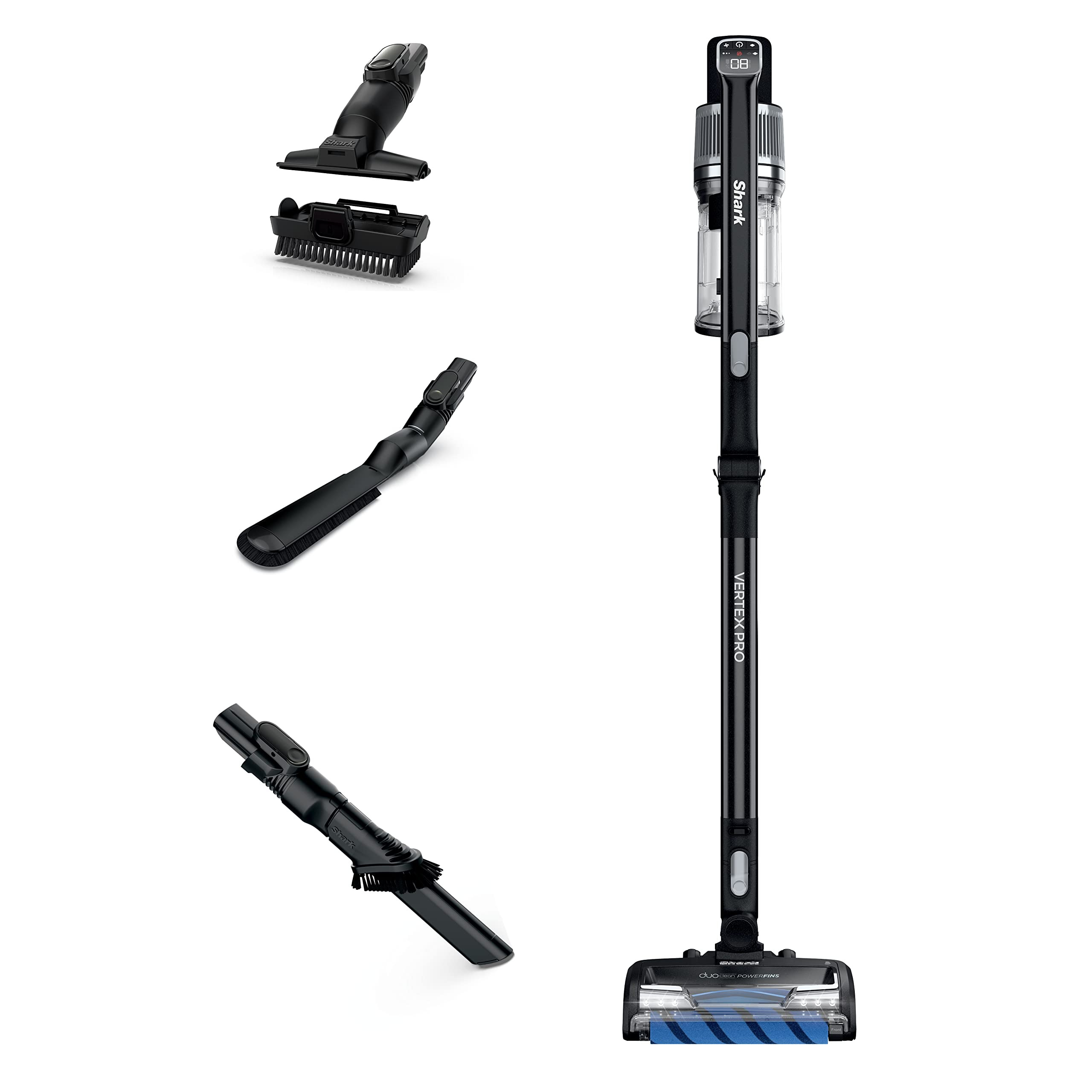 Shark IZ682H Vertex Pro Cordless Stick Vacuum with IQ Display, DuoClean PowerFins & MultiFLEX, Ex... | Amazon (US)