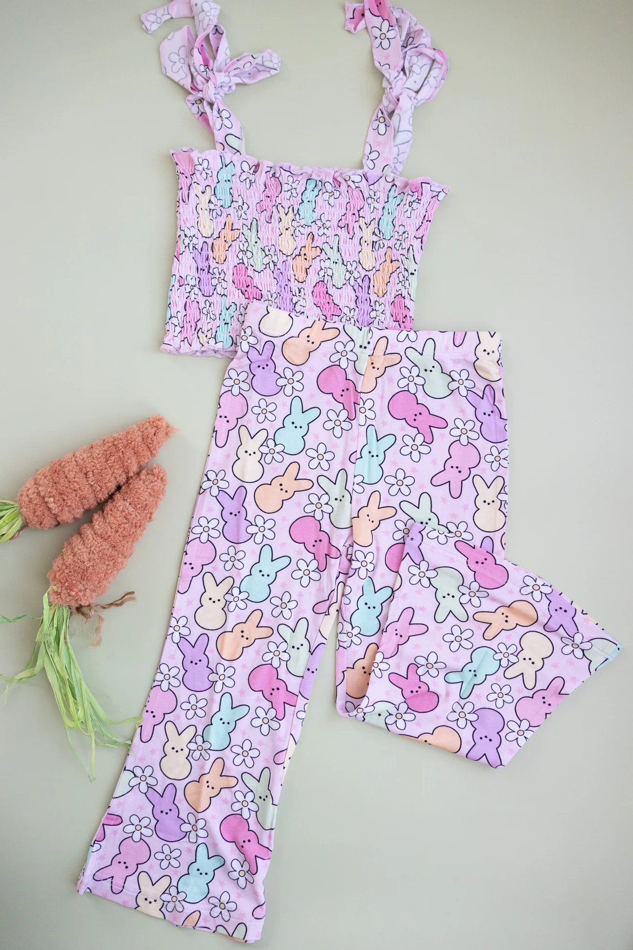 PEEPS FOR DAISIES DREAM SMOCKED FLARE SET | DREAM BIG LITTLE CO